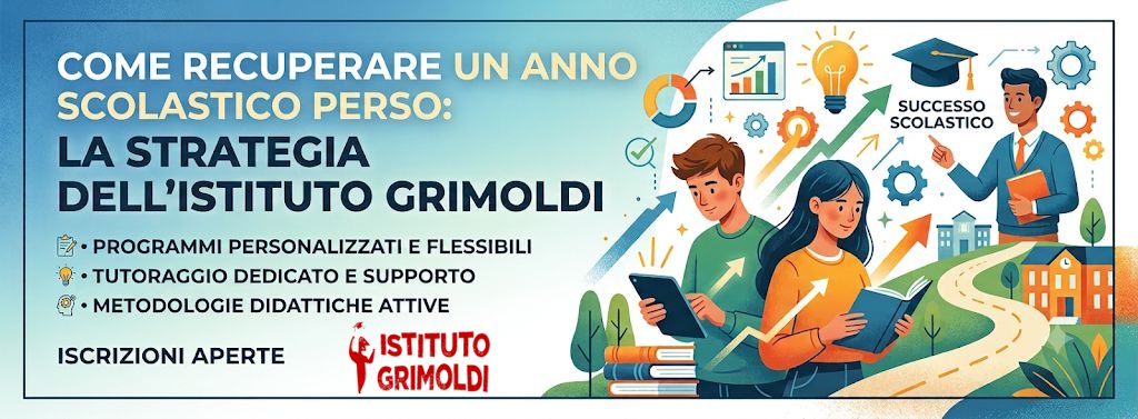 Come recuperare un anno scolastico perso: la strategia dell'Istituto Grimoldi